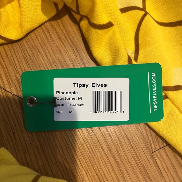 Tipsy Elves Pineapple Jumpsuit for Men Tipsy Elves Men's Pineapple Jumpsuit - Picture 3 of 5